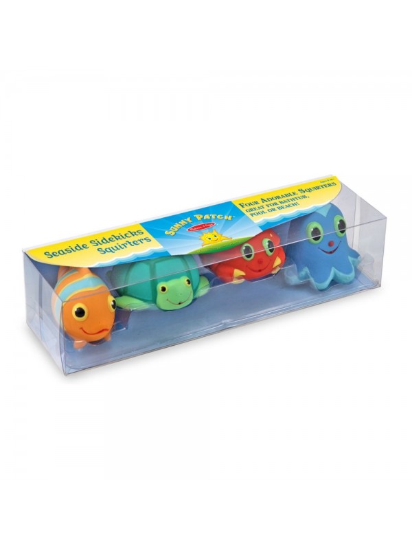 Gumowe zabawki do kąpieli - morskie stwory