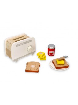 Drewniany toster szary zabawka dla dziecka