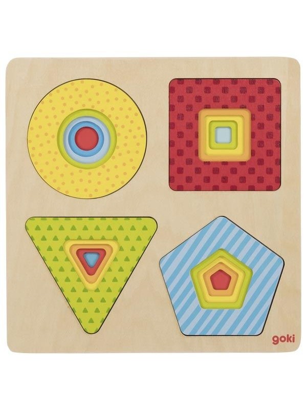 Goki puzzle warstwowe geometryczne