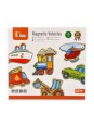 Magnesy drewniane dla dzieci - Pojazdy