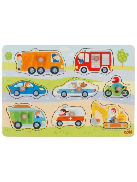 Puzzle z uchwytami dla maluszka - Pojazdy
