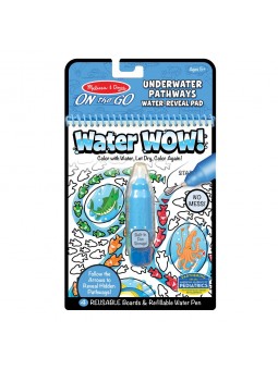 Kolorowanka wodna Malowanka "znajdź drogę - podwodna" - WaterWow