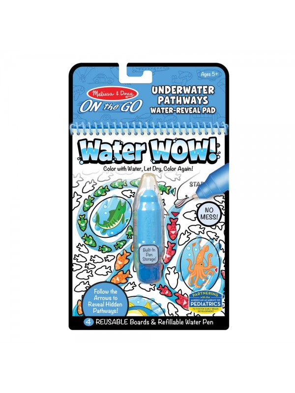 Kolorowanka wodna Malowanka "znajdź drogę - podwodna" - WaterWow