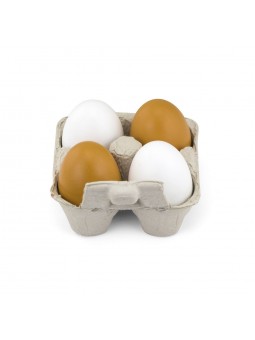 Jajka drewniane XL w wytłoczce