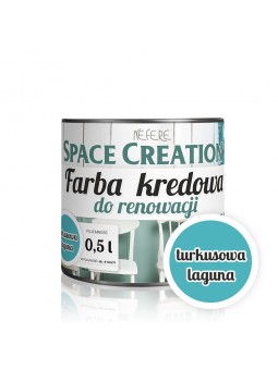 Farba do renowacji Space Creation Intense - turkusowa laguna 0,5l