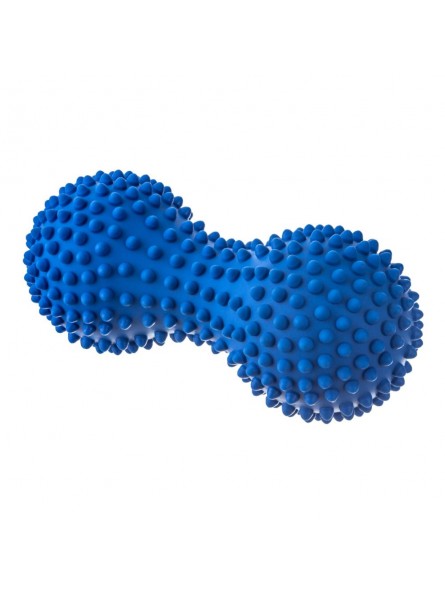 Jeżyk "Duoball" do masażu i rehabilitacji niebieski
