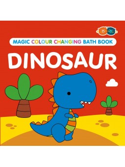 Magiczna kolorowa książeczka do kąpieli z Dinozaurami