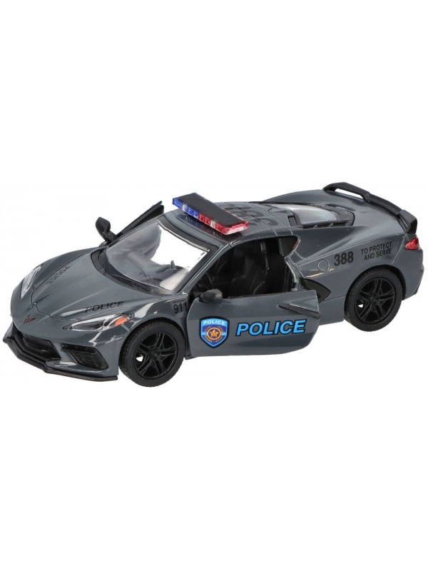 Goki Corvette (2021) samochodzik metalowy policyjny/strażacki
