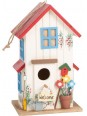 Domek dla ptaków - kolorowy karmnik ozdobny
