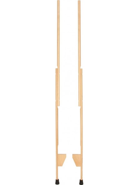 Drewniane szczudła z regulacją wysokości, 177 cm